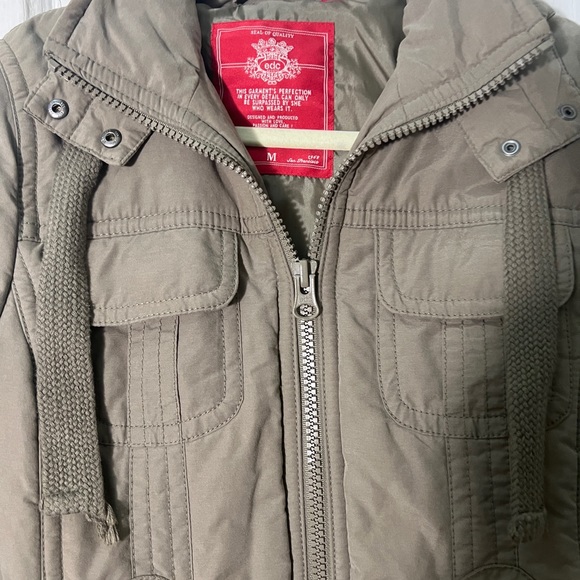 Vintage EDC by Esprit womens size M hooded jacket - Picture 7 of 11